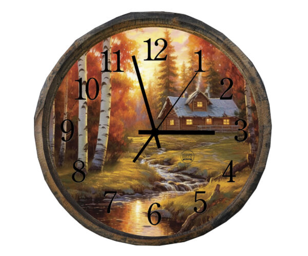 Barrel Top With Clock