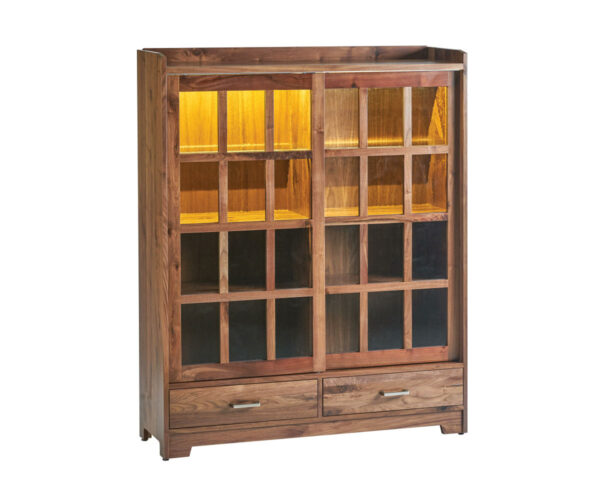Celeste 2-Door 2-Drawer Bookcase