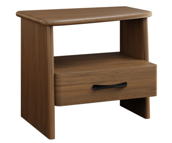 Mountain Modern Pueblo Curved Nightstand