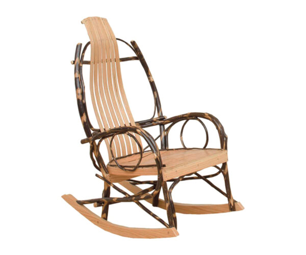 Twig Arm Hickory Rocker