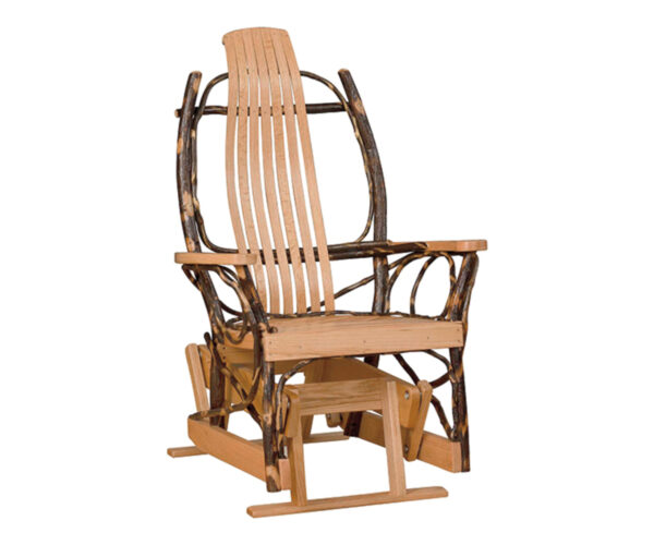Single Glider with Oak Arms