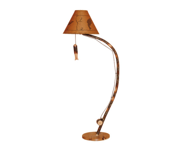 Fishing Pole Floor Lamp