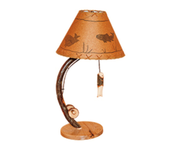 Fishing Pole Table Lamp