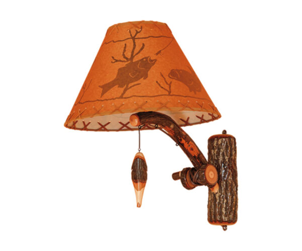 Fishing Pole Wall Lamp