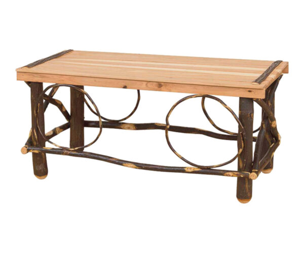 Slat Top Coffee Table