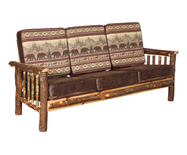Sofa with Wood Arms