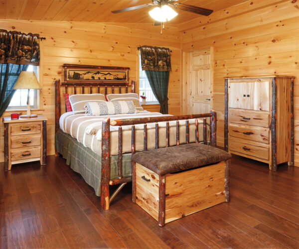 Hickory Metal Art Bedroom Collection