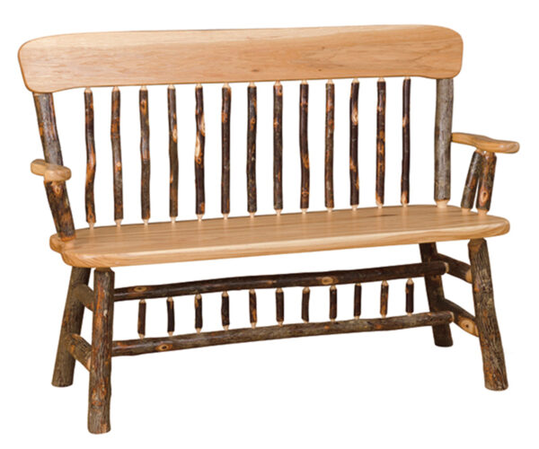Panel Back Deacon Bench