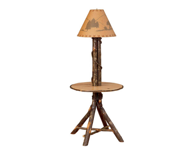 Round Table with Lamp